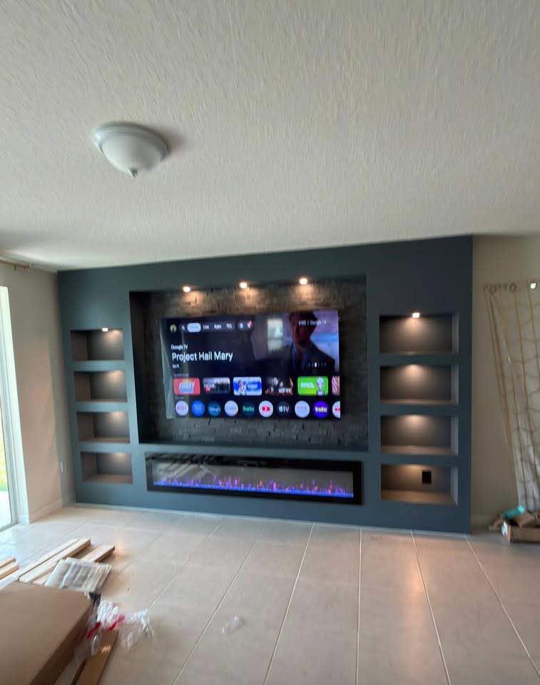 Custom media walls Installation in Orlando, FL